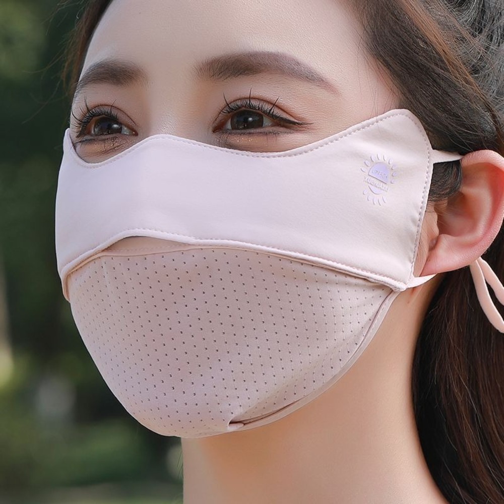 Cloth Face Mask Washable - Nowa Oddychająca Maska z Jedwabiu Lodowego,