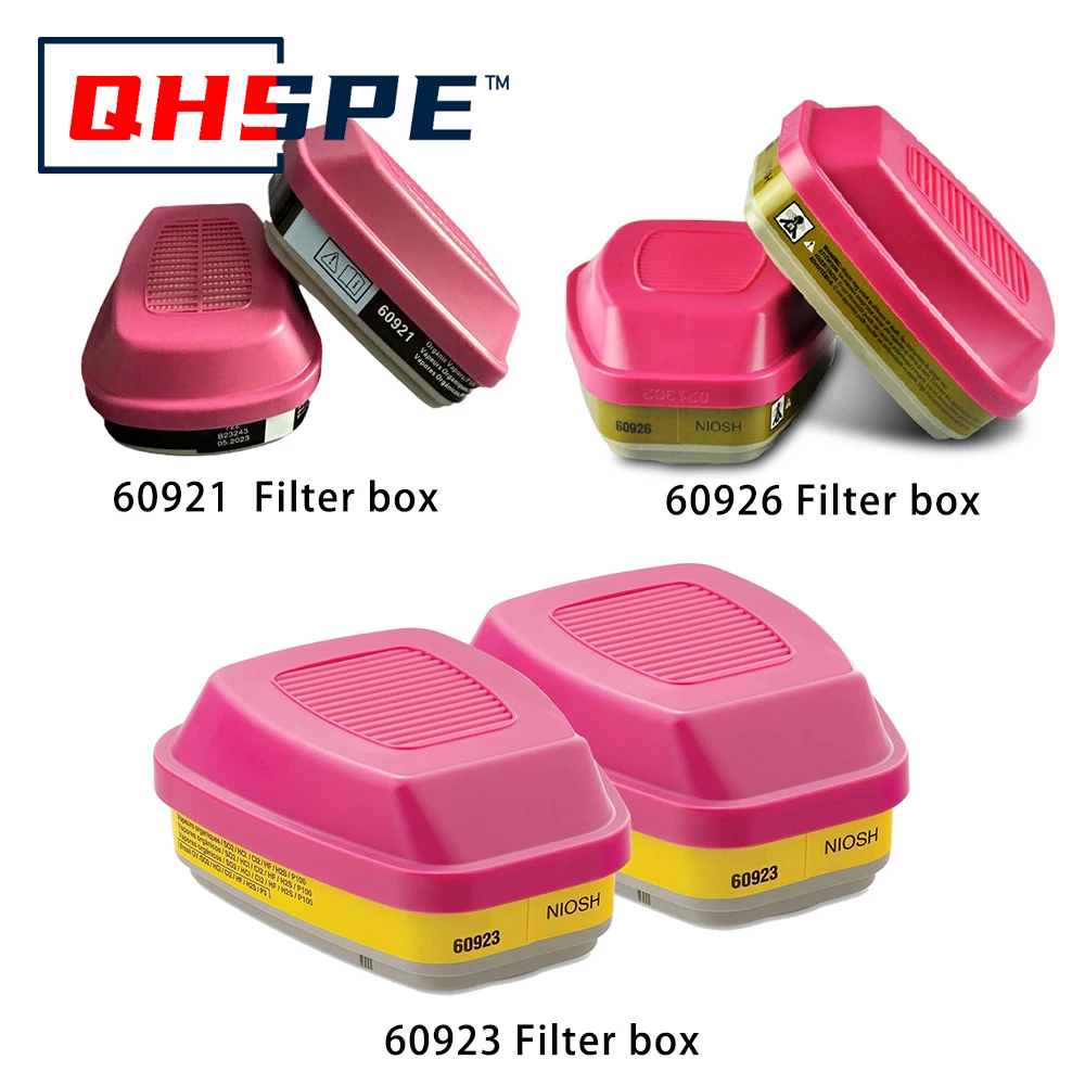 Face Mask Storage Box - Filtr wielogazowy/pary P100 do maski gazowej,