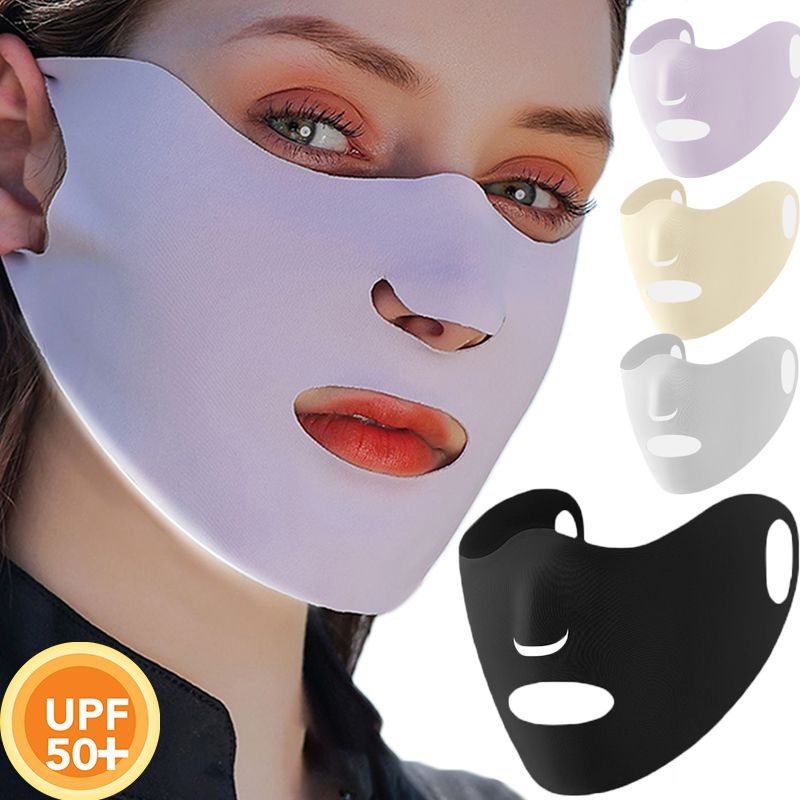 Sports Mask Breathable - Maska przeciwsłoneczna z lodowego jedwabiu Kobieca,