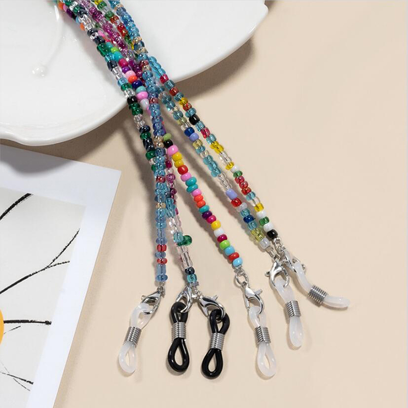 Mask Chain Holder - Kolorowy łańcuszek do okularów z koralików