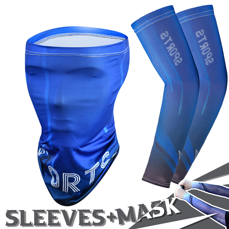 Sports Mask Breathable - Zestaw 2 szt. Letnie rękawki rowerowe