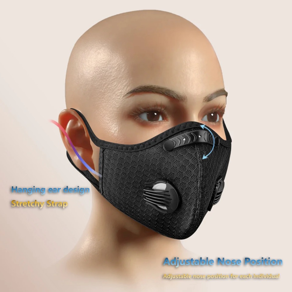 1 SZT. Maska rowerowa z filtre – Dust Mask Construction recenzja i cena