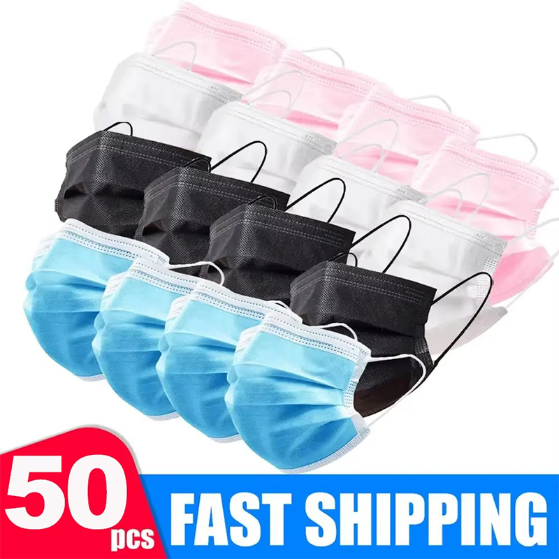50 szt. 3-warstwowych maseczek – Disposable Mask Blue recenzja i cena
